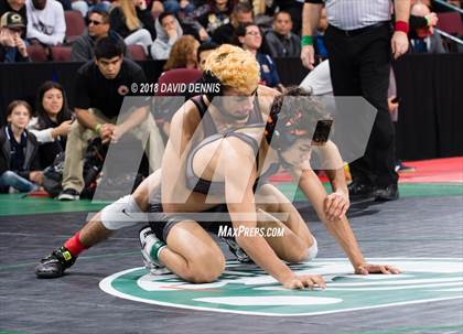 Thumbnail 2 in CIF State Boys Wrestling Championships (Semifinals) photogallery.