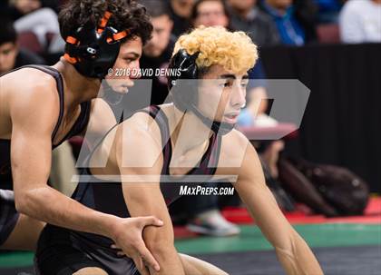 Thumbnail 3 in CIF State Boys Wrestling Championships (Semifinals) photogallery.