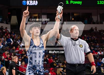 Thumbnail 2 in CIF State Boys Wrestling Championships (Semifinals) photogallery.