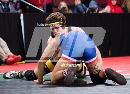 Thumbnail 3 in CIF State Boys Wrestling Championships (Semifinals) photogallery.