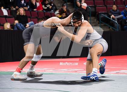 Thumbnail 2 in CIF State Boys Wrestling Championships (Semifinals) photogallery.