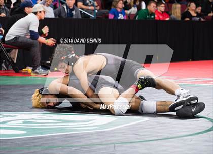 Thumbnail 1 in CIF State Boys Wrestling Championships (Semifinals) photogallery.