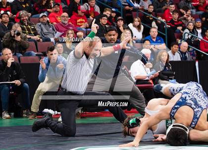 Thumbnail 1 in CIF State Boys Wrestling Championships (Semifinals) photogallery.