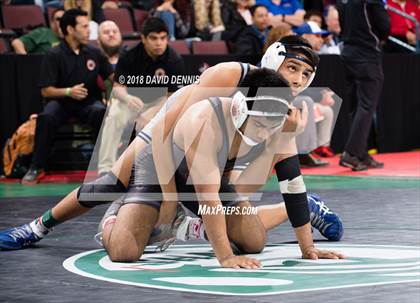 Thumbnail 3 in CIF State Boys Wrestling Championships (Semifinals) photogallery.