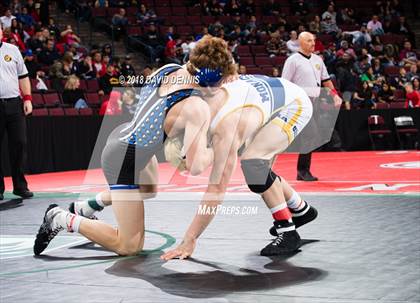 Thumbnail 2 in CIF State Boys Wrestling Championships (Semifinals) photogallery.