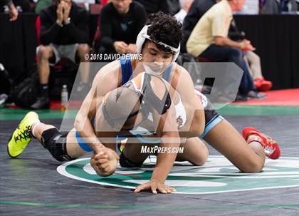 Thumbnail 1 in CIF State Boys Wrestling Championships (Semifinals) photogallery.