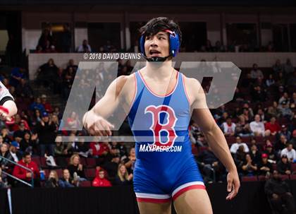 Thumbnail 2 in CIF State Boys Wrestling Championships (Semifinals) photogallery.