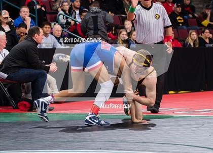 Thumbnail 2 in CIF State Boys Wrestling Championships (Semifinals) photogallery.