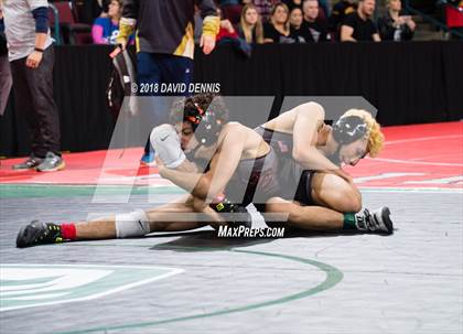 Thumbnail 3 in CIF State Boys Wrestling Championships (Semifinals) photogallery.