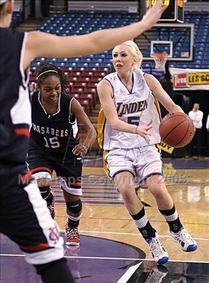 Thumbnail 1 in Modesto Christian vs. Linden (CIF SJS D4 Final) photogallery.