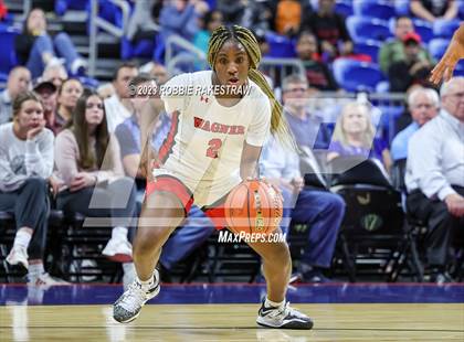 Thumbnail 3 in Wagner vs. Liberty (UIL 5A Basketball State Semifinal) photogallery.