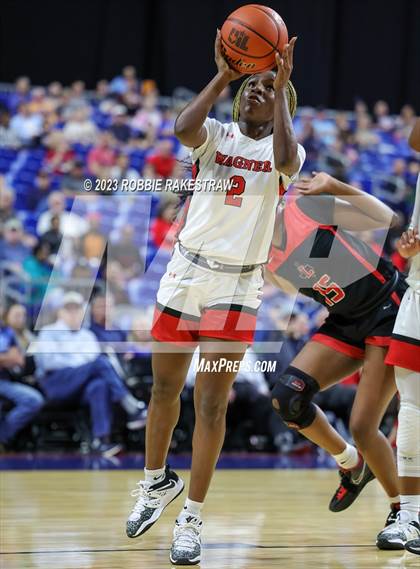 Thumbnail 2 in Wagner vs. Liberty (UIL 5A Basketball State Semifinal) photogallery.