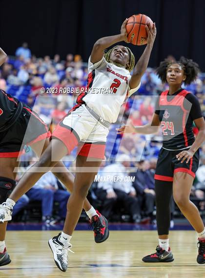 Thumbnail 2 in Wagner vs. Liberty (UIL 5A Basketball State Semifinal) photogallery.