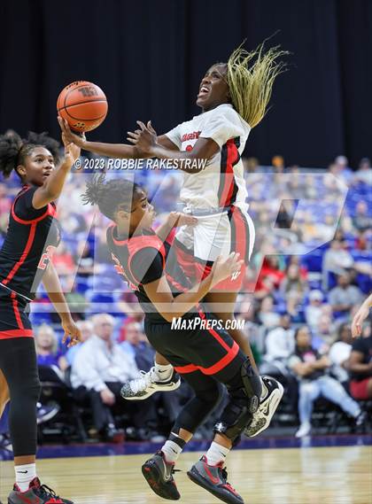 Thumbnail 3 in Wagner vs. Liberty (UIL 5A Basketball State Semifinal) photogallery.