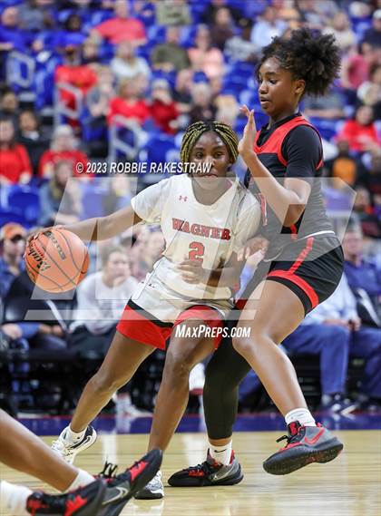 Thumbnail 1 in Wagner vs. Liberty (UIL 5A Basketball State Semifinal) photogallery.