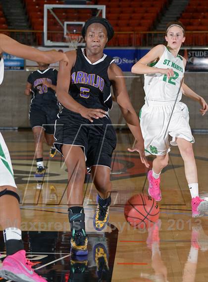 Thumbnail 2 in Kennedy vs. St. Mary's (CIF SJS D1 Semifinal) photogallery.