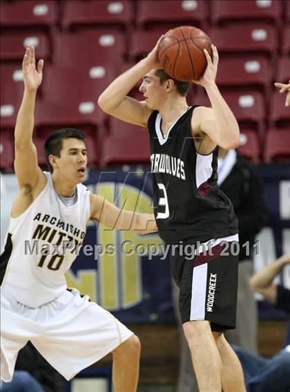 Thumbnail 1 in Archbishop Mitty vs. Woodcreek (CIF NorCal D2 Regional Final) photogallery.