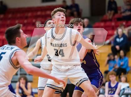 Thumbnail 3 in Liberty Christian vs Marble Falls (2021 Chicken Express Holiday Extravaganza) photogallery.