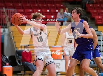 Thumbnail 1 in Liberty Christian vs Marble Falls (2021 Chicken Express Holiday Extravaganza) photogallery.