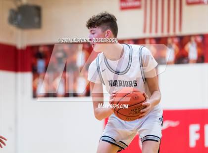 Thumbnail 3 in Liberty Christian vs Marble Falls (2021 Chicken Express Holiday Extravaganza) photogallery.