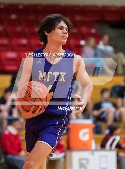 Thumbnail 3 in Liberty Christian vs Marble Falls (2021 Chicken Express Holiday Extravaganza) photogallery.