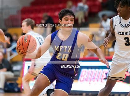 Thumbnail 1 in Liberty Christian vs Marble Falls (2021 Chicken Express Holiday Extravaganza) photogallery.
