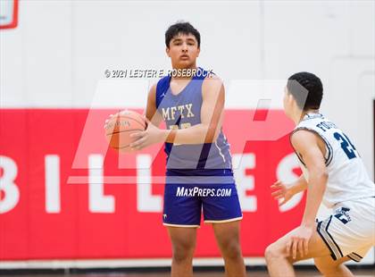 Thumbnail 2 in Liberty Christian vs Marble Falls (2021 Chicken Express Holiday Extravaganza) photogallery.