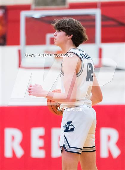Thumbnail 3 in Liberty Christian vs Marble Falls (2021 Chicken Express Holiday Extravaganza) photogallery.