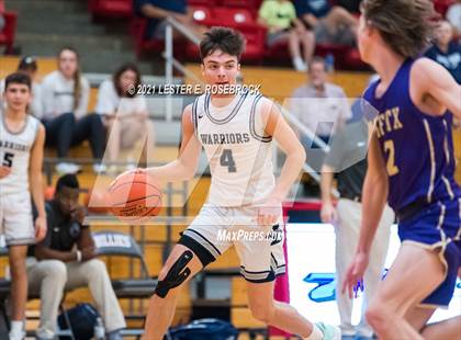 Thumbnail 2 in Liberty Christian vs Marble Falls (2021 Chicken Express Holiday Extravaganza) photogallery.