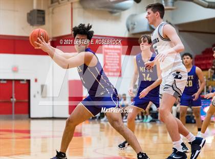 Thumbnail 3 in Liberty Christian vs Marble Falls (2021 Chicken Express Holiday Extravaganza) photogallery.
