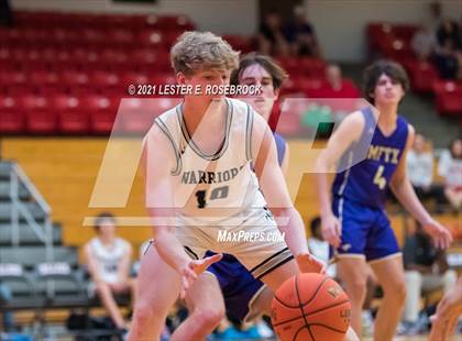 Thumbnail 2 in Liberty Christian vs Marble Falls (2021 Chicken Express Holiday Extravaganza) photogallery.