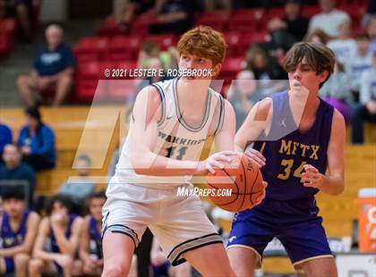 Thumbnail 1 in Liberty Christian vs Marble Falls (2021 Chicken Express Holiday Extravaganza) photogallery.