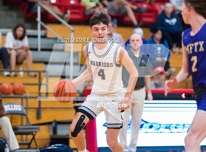 Thumbnail 1 in Liberty Christian vs Marble Falls (2021 Chicken Express Holiday Extravaganza) photogallery.