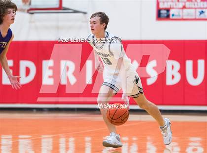 Thumbnail 2 in Liberty Christian vs Marble Falls (2021 Chicken Express Holiday Extravaganza) photogallery.