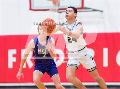 Thumbnail 2 in Liberty Christian vs Marble Falls (2021 Chicken Express Holiday Extravaganza) photogallery.