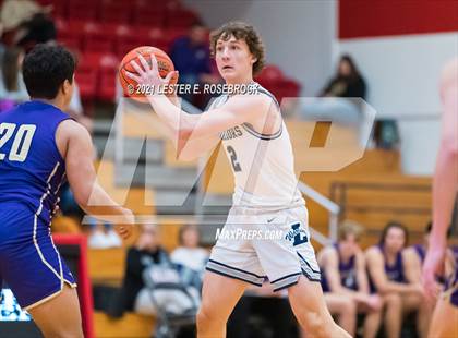 Thumbnail 2 in Liberty Christian vs Marble Falls (2021 Chicken Express Holiday Extravaganza) photogallery.