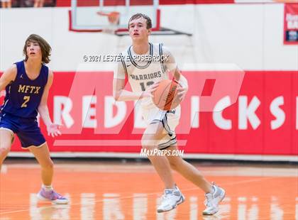 Thumbnail 3 in Liberty Christian vs Marble Falls (2021 Chicken Express Holiday Extravaganza) photogallery.