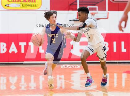 Thumbnail 1 in Liberty Christian vs Marble Falls (2021 Chicken Express Holiday Extravaganza) photogallery.