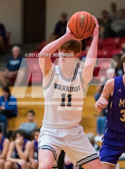 Thumbnail 2 in Liberty Christian vs Marble Falls (2021 Chicken Express Holiday Extravaganza) photogallery.