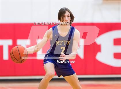 Thumbnail 3 in Liberty Christian vs Marble Falls (2021 Chicken Express Holiday Extravaganza) photogallery.