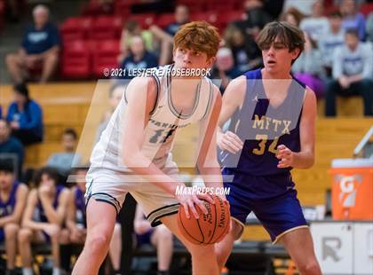 Thumbnail 3 in Liberty Christian vs Marble Falls (2021 Chicken Express Holiday Extravaganza) photogallery.