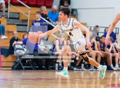 Thumbnail 2 in Liberty Christian vs Marble Falls (2021 Chicken Express Holiday Extravaganza) photogallery.