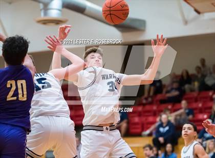 Thumbnail 1 in Liberty Christian vs Marble Falls (2021 Chicken Express Holiday Extravaganza) photogallery.