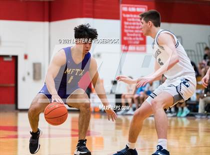 Thumbnail 2 in Liberty Christian vs Marble Falls (2021 Chicken Express Holiday Extravaganza) photogallery.