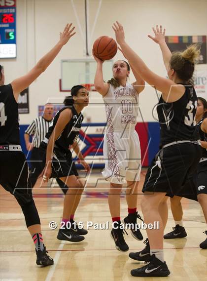 Thumbnail 3 in Boulder Creek vs Mountain View (Arcadia Lady Hoops Tournament) photogallery.