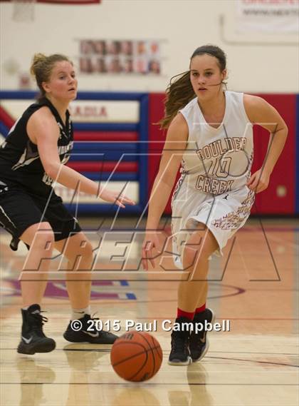 Thumbnail 3 in Boulder Creek vs Mountain View (Arcadia Lady Hoops Tournament) photogallery.