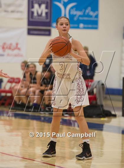 Thumbnail 2 in Boulder Creek vs Mountain View (Arcadia Lady Hoops Tournament) photogallery.