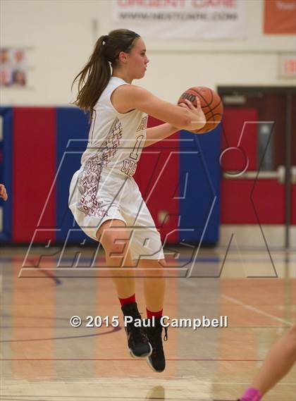Thumbnail 3 in Boulder Creek vs Mountain View (Arcadia Lady Hoops Tournament) photogallery.