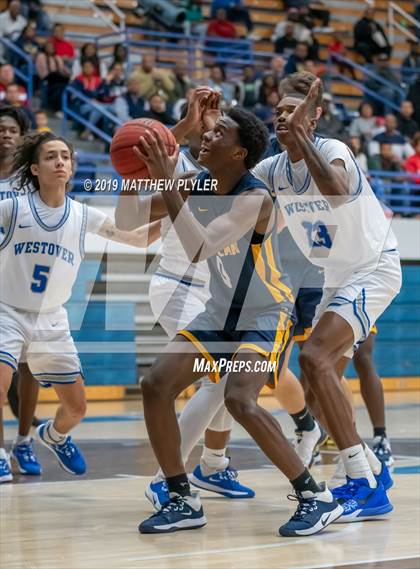 Thumbnail 1 in Cape Fear vs. Westover (Cumberland County Holiday Classic - Len Maness Championship) photogallery.