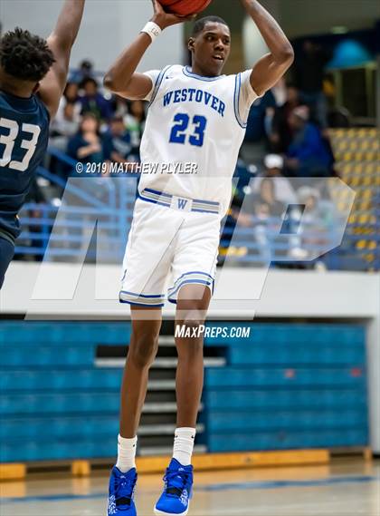 Thumbnail 3 in Cape Fear vs. Westover (Cumberland County Holiday Classic - Len Maness Championship) photogallery.